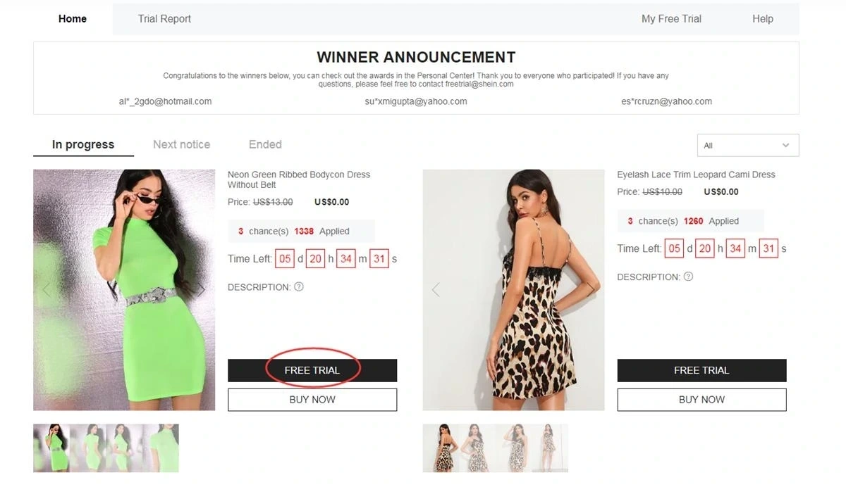 Probador Oficial de Productos Shein