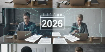 Professionals planning for 2026 remote work compliance