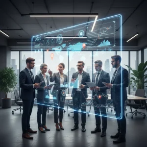 Business team planning crisis management for 2026