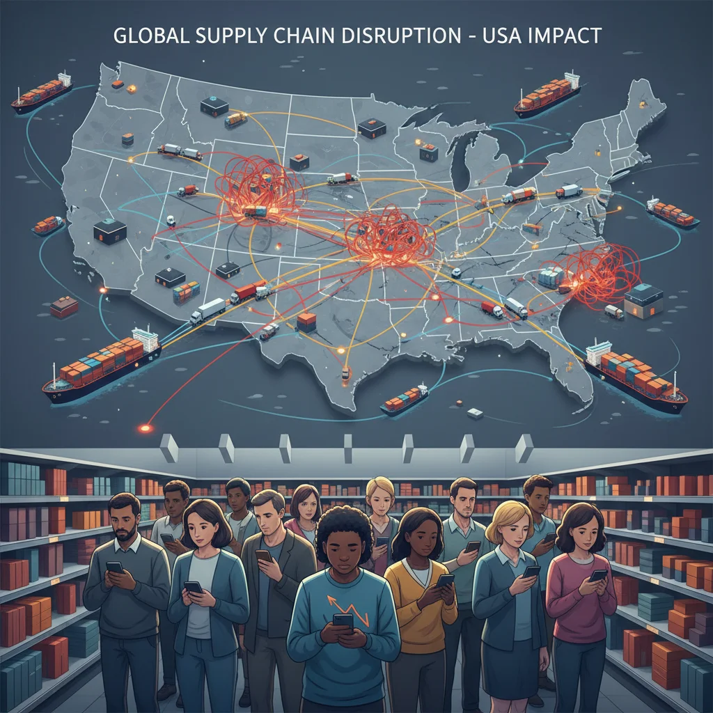 Global Supply Chain Disruptions: Impact on US Consumers 2026