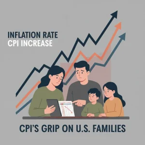 Inflation Trends Q1 2026: Decoding 2.8% CPI Impact on US Households Inflation trends chart showing a 2.8% CPI increase affecting U.S. households in Q1 2026.