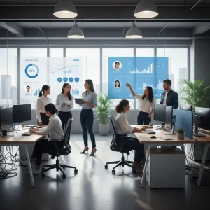 Streamlining Recruitment 2026: Best Practices for Talent Acquisition Professionals collaborating on recruitment strategies in a modern office
