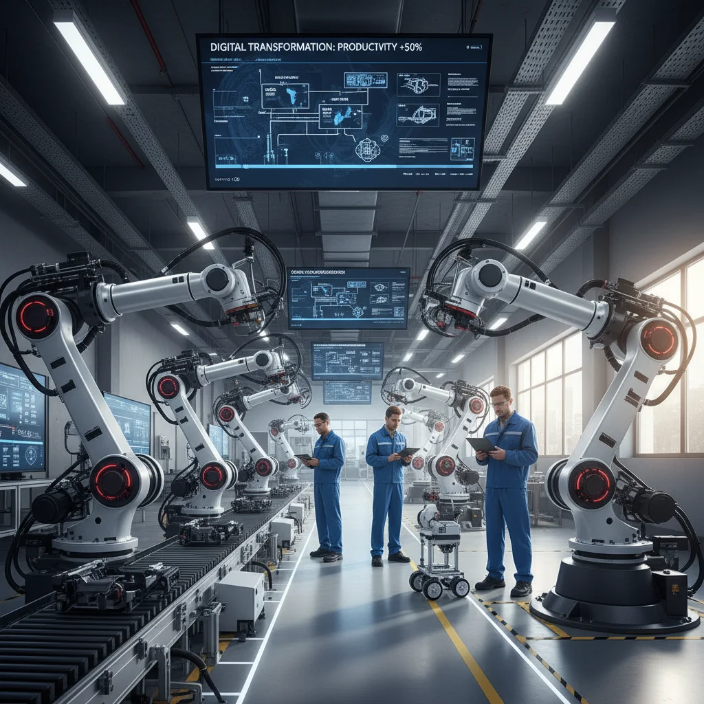 Robotics and human collaboration in smart factory